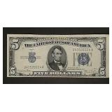 Series 1934-D  $5 Silver Certificate   XF-AU