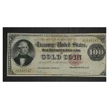 Rare  Series 1882  $100 Gold Certificate  Fine