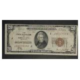 Series 1929  $20  National Currency    F