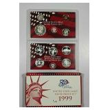 1999  US. Mint Silver Proof set