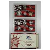 2002  US. Mint Silver Proof set