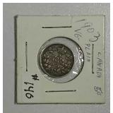 1903  Plain Canadian  5 Cents  VG+