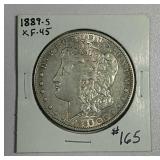 1889-S  Morgan Dollar   XF-45