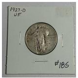 1927-D  Standing Liberty Quarter   VF