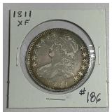 1811  Bust Half Dollar   XF