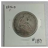 1846-O  Seated Liberty Half Dollar   F
