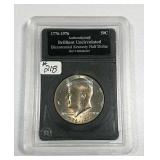 1976-D  Kennedy Half Dollar  BU   Rainbow toned
