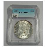 1889  Morgan Dollar   ICG MS-63