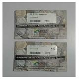 2 sets  Littleton  2000-2005  Sacagawea Dollars