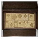 Antique Coin Cabinet  w/ 5 trays  "Like New"