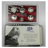 2006  US. Mint State Quarters Silver Proof set