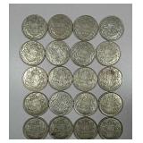 14- 1954 &  6- 1955  Canada  50 Cents   VG-VF