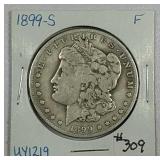 1899-S  Morgan Dollar   F