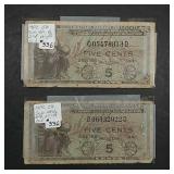 2  Series 481  5 Cents   MPC