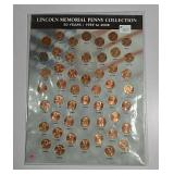 50 Years of Lincoln Menorial Pennies   BU
