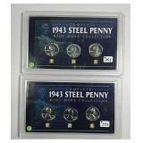 2  1943 Steel Penny   Mintmark Collections