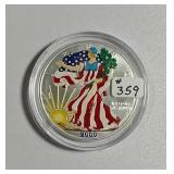 2000  "Colorized"  $1 Silver Eagle
