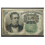 1874  10 Cents Fractional Currency  F