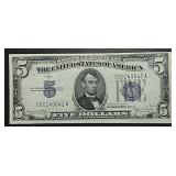 1934-D  $5 Silver Certificate  Gem CU