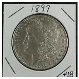 1897  Morgan Dollar  BU Details  Cleaned