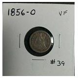 1856-O  Liberty Seated Half Dime  VF