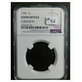 1798  Large Cent  NGC  G Details