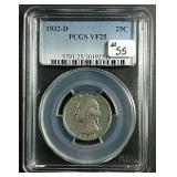 1932-D  Washington Quarter  PCGS  VF-25