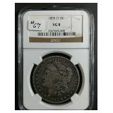 1895-O  Morgan Dollar  NGC  VG-8