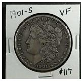 1901-S  Morgan Dollar  VF