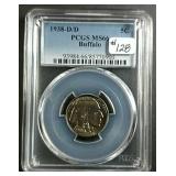 1938-D/D  Buffalo Nickel  PCGS  MS-66