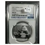 2017  Silver Panda  NGC MS-69