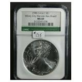1998  Silver Eagle  NGC  MS-69