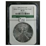 2006  Silver Eagle  NGC MS-69