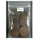 Bag of 20 Two-Cent Pieces  AG - VG