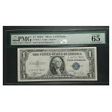 1935-C  $1 Silver Certificate  PMG Gem Unc 65