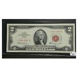 1963-A Star  $2 LT Red Seal  XF - AU
