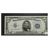 1934-A  $5 Silver Certificate  CH CU