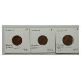3 Lincoln Cent errors
