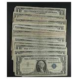 25  1957 Series  $1 Silver Certificates