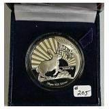 1999  3000 Kip Lao  Rabbit  Proof