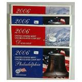2   2006 P & D  US. Mint sets