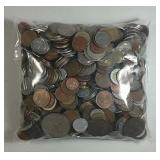 10 pound bag of Foreign coins