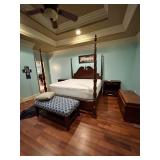 5pc Stanley Furniture Cherry bedroom suite 