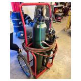 Good Torch set w/cart 