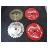 4-- CIRCULAR SAW BLADES