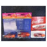 3-- DIECAST COCA COLA SIKU CAR, TRUCK & VAN