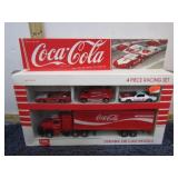 DIECAST COCA COLA CARS & HAULER