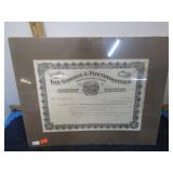 GOWRIE & NORTHWESTERN STOCK CERTIFICATE