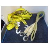 2-- VEHICLE TOW STRAPS