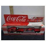 DIECAST COCA COLA FORMULA 1 CAR & HAULER